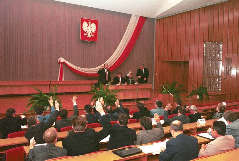 Sesja rady miasta w 2000 roku