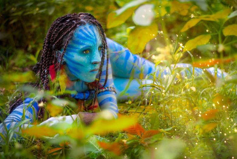 Lia Sivain jako Neytiri, czyli mieszkanka Pandory z Avatara