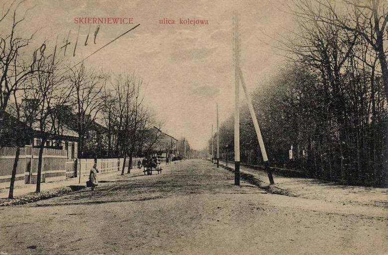 Lata 1910-1925, Fragment ul. Kolejowej (dzisiejszej ul. H. Sienkiewicza)