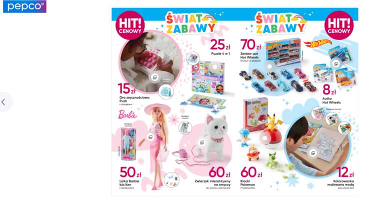 Przed Dniem Dziecka wiele sklepów ma ciekawe oferty cenowe. W Pepco zakupisz ciekawe zabawki, które są na topie.