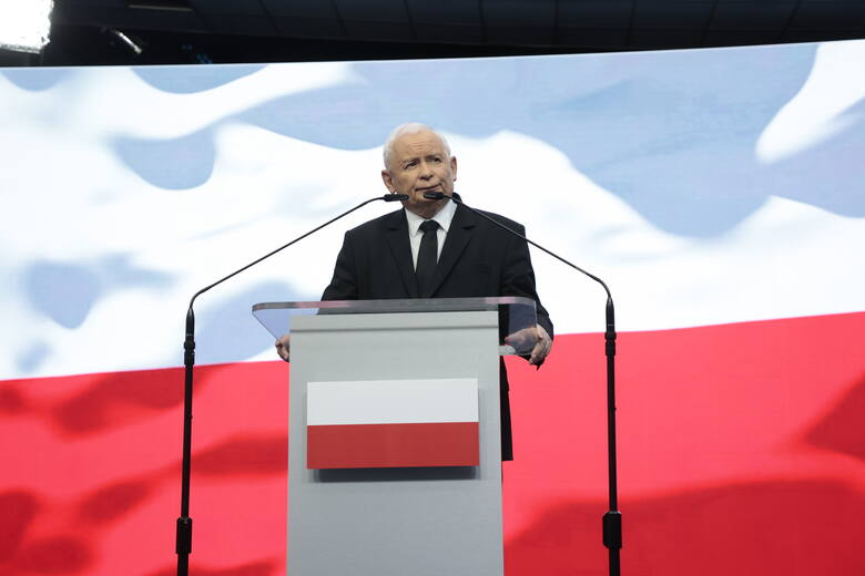 Jarosław Kaczyński wygłosił specjalne oświadczenie ws. premiery filmu Agnieszki Holland "Zielona Granica".