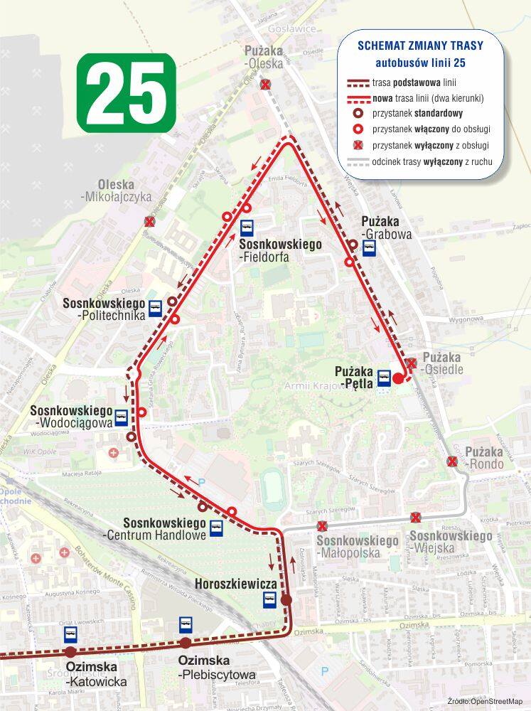 Kolejne zmiany w organizacji ruchu w Opolu. Kierowcy i pasażerowie autobusów MZK muszą przygotować się na trudności 