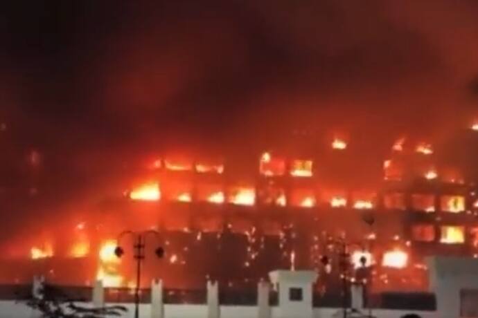 Pożar komendy policji w Egipcie. 38 osób poszkodowanych