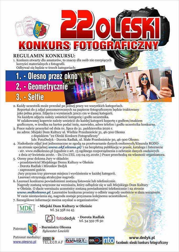 XXII Oleski Konkurs Fotograficzny