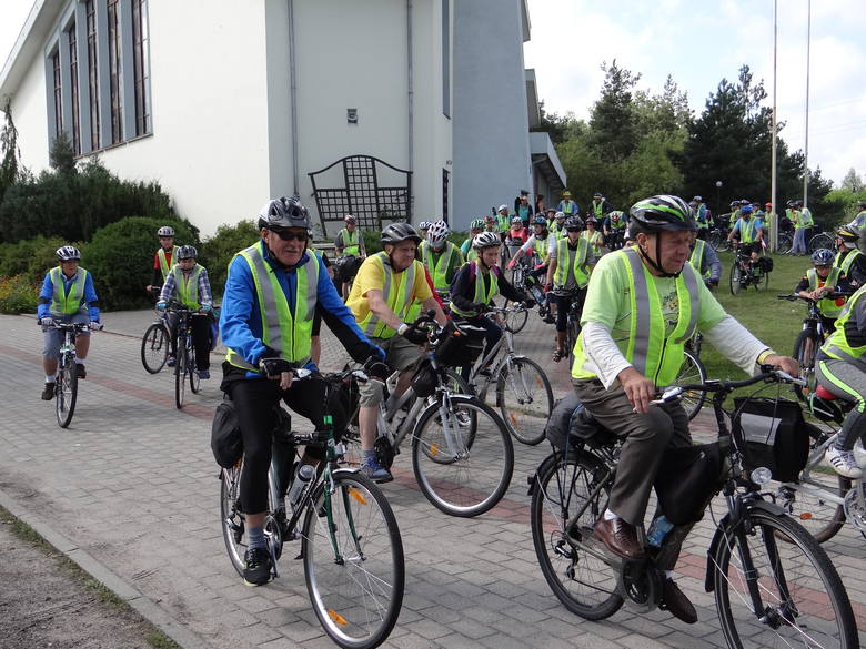 Pielgrzymka rowerowa zawitała do Skierniewic. Pielgrzymi jadą na Jasną Górę