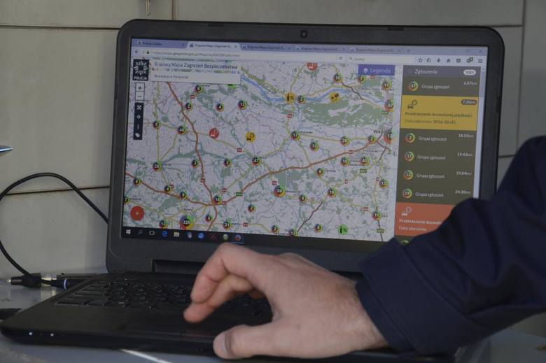 O policyjnej mapie zagrożeń w Łowiczu (Zdjęcia)
