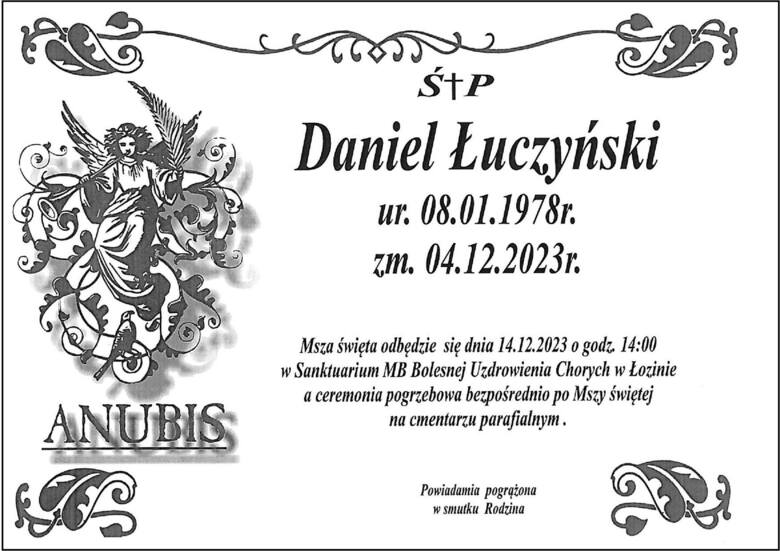 Pogrzeb śp. Daniela Łuczyńskiego