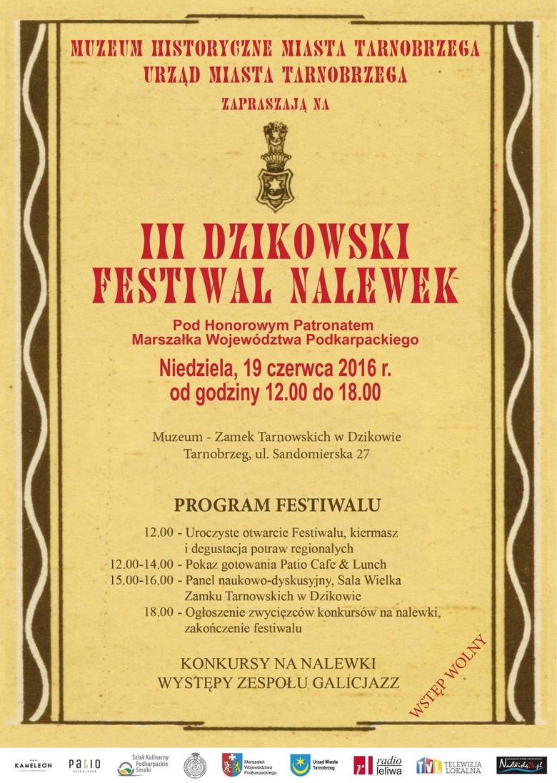 III Dzikowski Festiwal Nalewek w Tarnobrzegu już w niedzielę