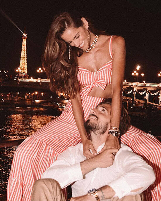 Zakochani w Paryżu - Izabel Goluart i Kevin Trapp
