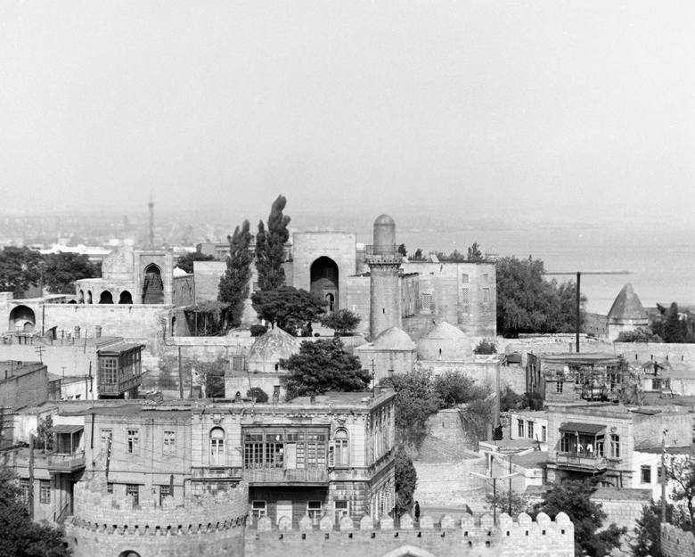 Widok na Baku (1970 r.)