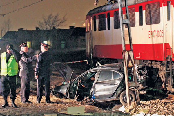 Do tragicznego wypadku doszło na przejeździe <br>przy ul. Ślaskiej.