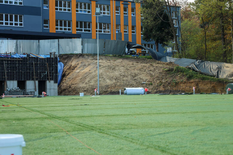 Budowa nowego stadionu sportowego przy Zespole Szkół w Wolbromiu