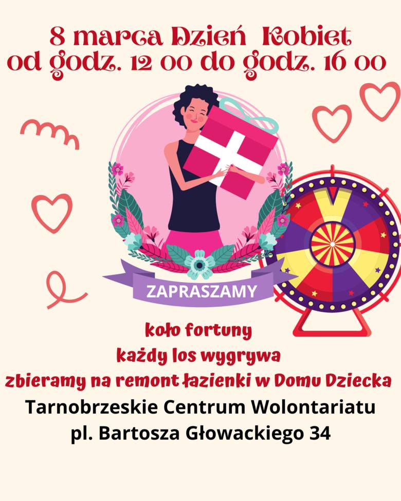 Ósmego marca zakręć kołem fortuny dla Domu Dziecka w Tarnobrzegu