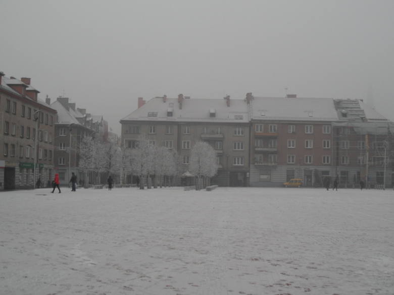 Atak zimy w Bytomiu. Pierwszy śnieg