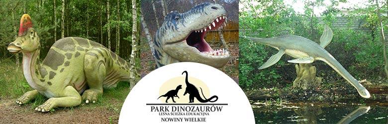 „Park Dinozaurów Nowiny Wielkie" to idealny cel na rodzinną wycieczkę. Można tutaj skorzystać z wielu atrakcji, z których największą jest leśna