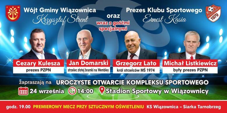 Legendy polskiej piłki nożnej i znani działacze obejrzą mecz Siarki Tarnobrzeg. Jest ważna okazja