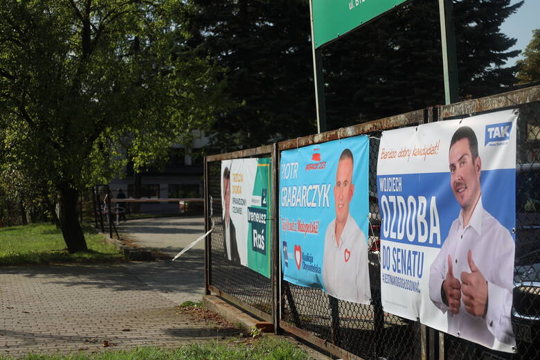 Materiały wyborcze w Olkuszu