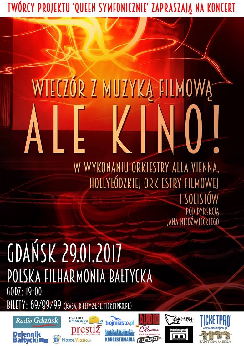 ALE KINO! - największe przeboje muzyki filmowej w Filharmonii Bałtyckiej