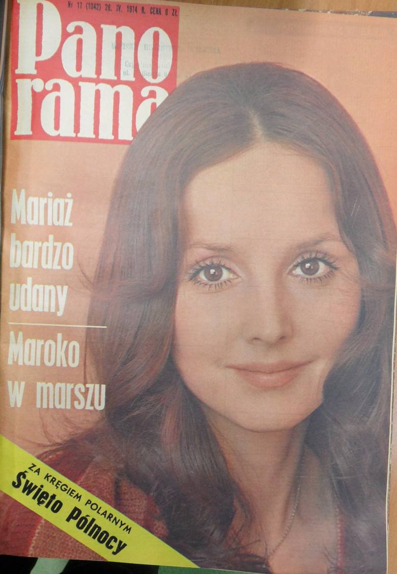 Elżbieta Starostecka, aktorka, rok 1974