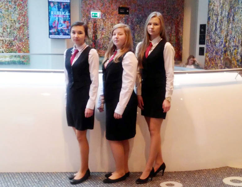 Karolina Jaros (od lewej), Paulina Kroc i Aleksandra Piaskowska<br /> 