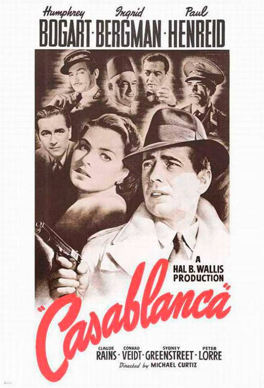 Plakat filmu Casablanca, 1942