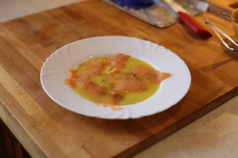 Szybka przystawka z łososia we włoskiej kuchni