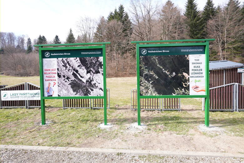 W Nadleśnictwie Bircza stanęły już tablice, które pokazują jak wyglądał teren dzisiejszego nadleśnictwa w 1944 r.