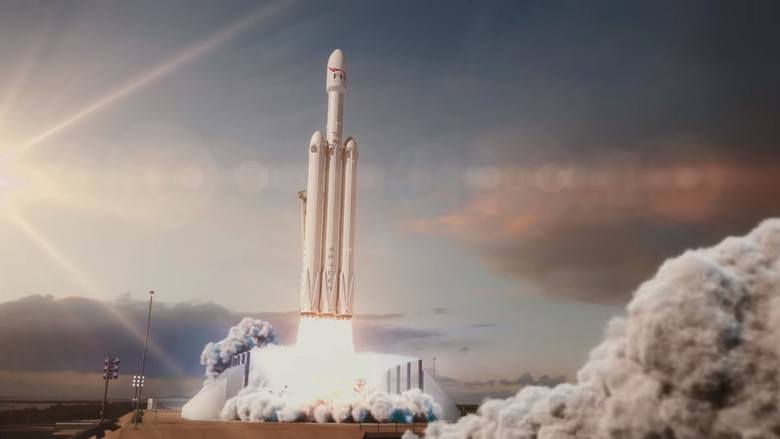 Falcon Heavy na najniższą orbitę jest w stanie wynieść ładunek o masie przekraczającej 69 ton!