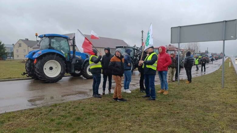 Protest rolników w Brańsku