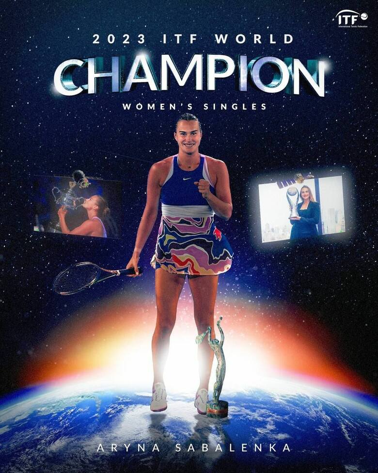 Iga Świątek upokorzona przez ITF. Aryna Sabalenka uznana za mistrzynię świata w 2023 roku