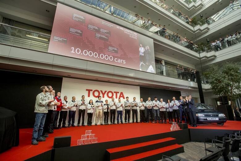 14 kwietnia z taśmy produkcyjnej zjechała 10-milionowa europejska Toyota. Była to Corolla, światowy bestseller i najpopularniejszy model wszechczasów.