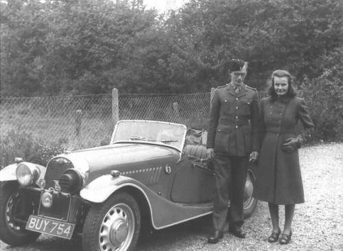 Fot. Morgan: Czterokołowy model Morgana pokazano w 1936 r.