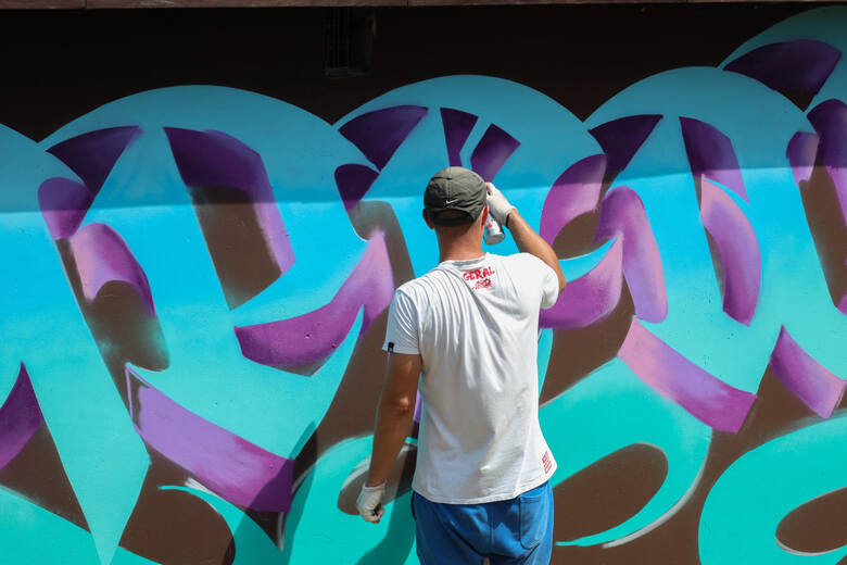 Graffiti Jam na Słowikach w Olkuszu