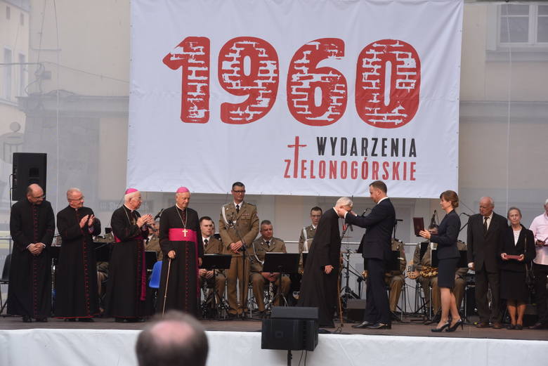 58. rocznica Wydarzeń Zielonogórskich 1960. Odznaczenie pośmiertne uczestników Wydarzeń Zielonogórskich i żyjących osób zasłużonych w regionie.