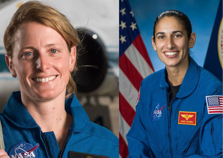 Jasmin Moghbeli i Loral O'Hara zgubiły skrzynkę z narzędziami w kosmosie