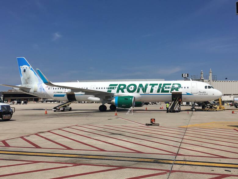 Samolotami Frontier Airlines można dostać się niemal wszędzie na terenie USA, a także np. do Meksyku czy na Dominikanę. Zdjęcie na licencji CC BY-SA
