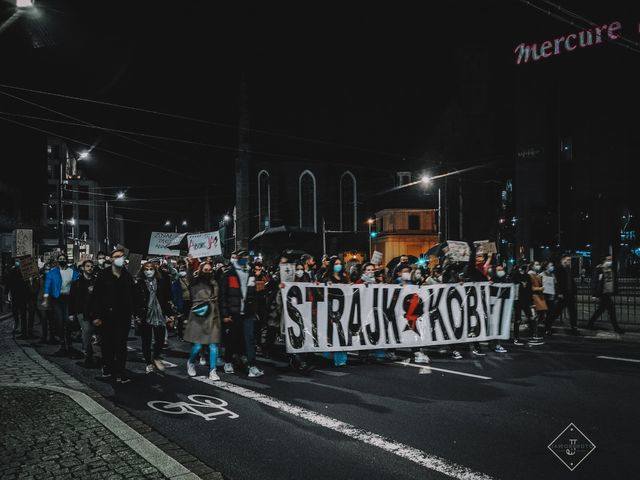 Kolejny dzień protestów. Centrum Wrocławia zablokowane