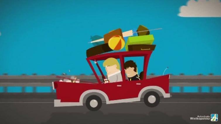 Drastyczna animacja ma nauczyć Polaków bezpieczeństwa na autostradach