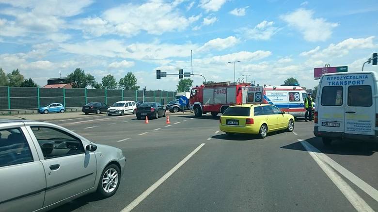 Wypadek dwóch samochodów BMW w Mikołowie