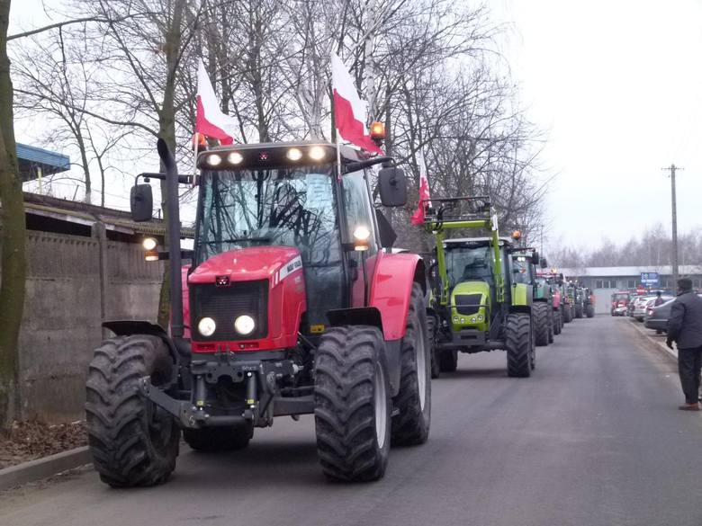 Kolejny rolniczy protest w Łowiczu (Zdjęcia)