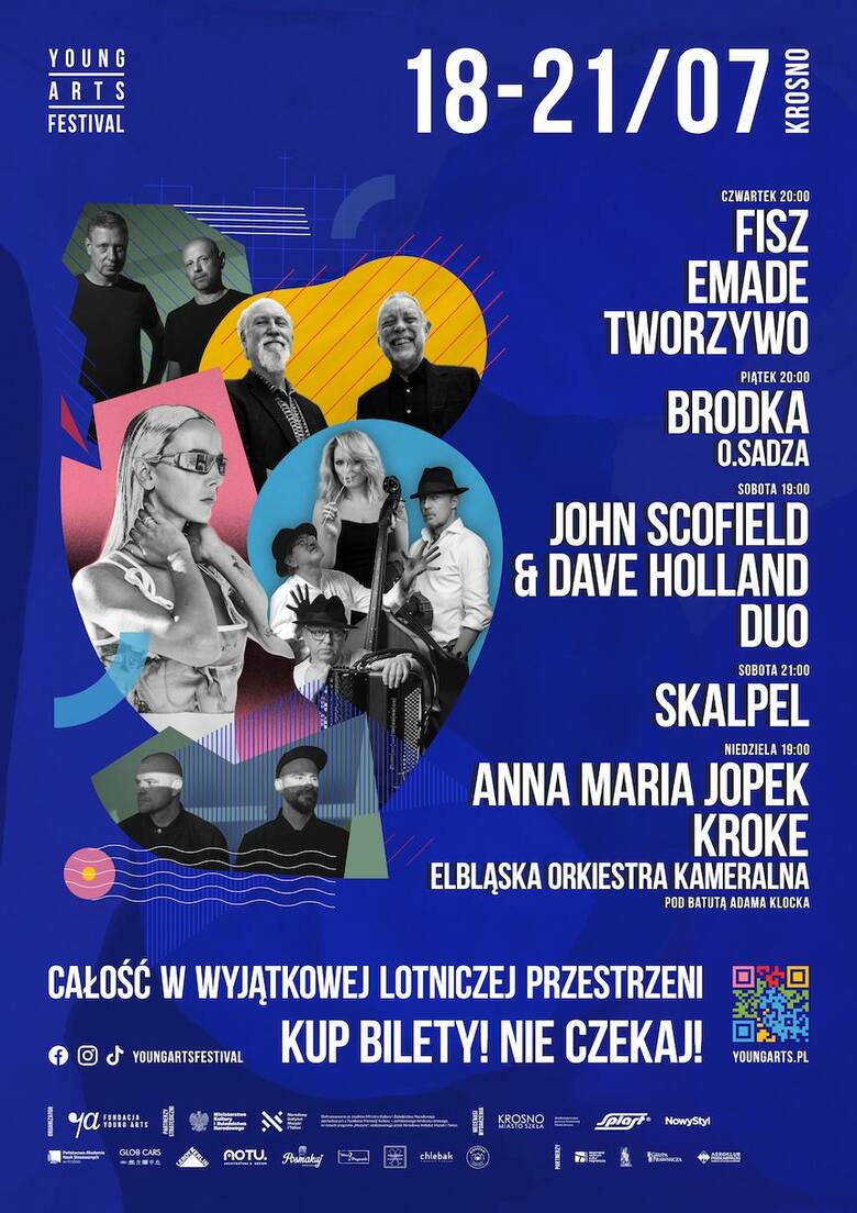 Muzyczny festiwal odbędzie się w Krośnie w dniach 18-21 lipca. Zagrają: Fisz Emade Tworzywo, Brodka, John Scofield & Dave Holland Duo, Skalpel,