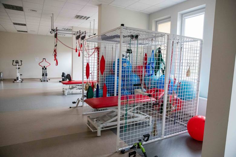 Rehabilitacja pocovidowa w szpitalu w Supraślu.