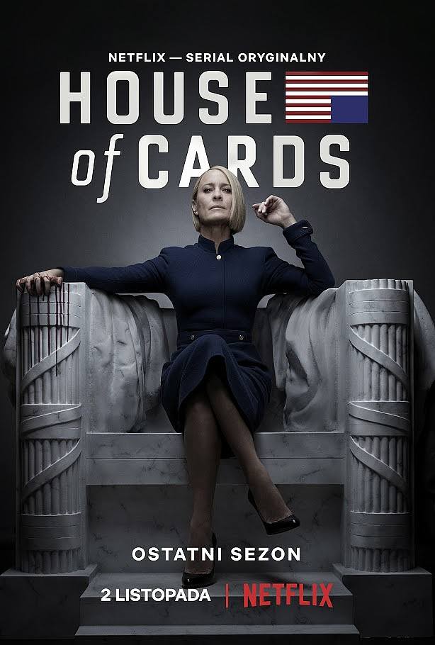 House of Cards - 6. sezon. Kiedy premiera na Netflixie? Data jest już znana. W roli głównej wystąpi Claire Underwood