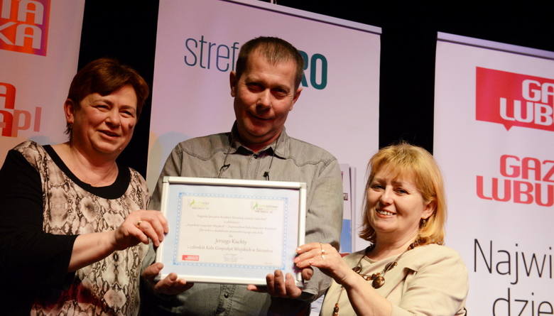 Nagroda specjalna redaktor naczelnej Gazety Lubuskiej dla Jerzego Kuchty i Koła Gospodyń Wiejskich w Szczańcu <br /> 