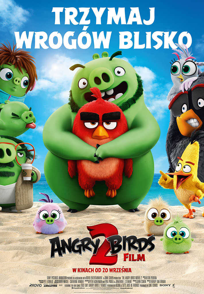 „Angry Birds Film 2"<br /> Sala nr 1<br /> Wtorek<br /> 13, 15, 17 - Angry Birds Film 2 –2d dubbing |bilety 20zł I 18złI 16zł<br /> <br /> Sala nr 2<br /> Sobota<br /> 13, 15, 17 - Angry Birds Film 2 –2d dubbing |bilety 20zł I 18złI 16zł<br /> Niedziela<br /> 13, 15, 17 - Angry Birds...