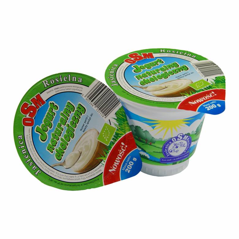 Nasze Dobre Podkarpackie 2019. Jogurt naturalny i jogurt naturalny ekologiczny z Jasienicy Rosielnej