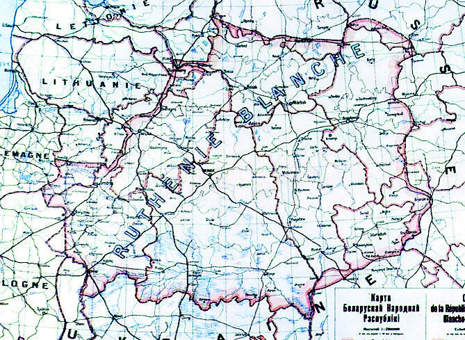  Takie były granice Białoruskiej Republiki Ludowej. W jej skład wchodziły powiaty: sokólski, bielski i białostocki.