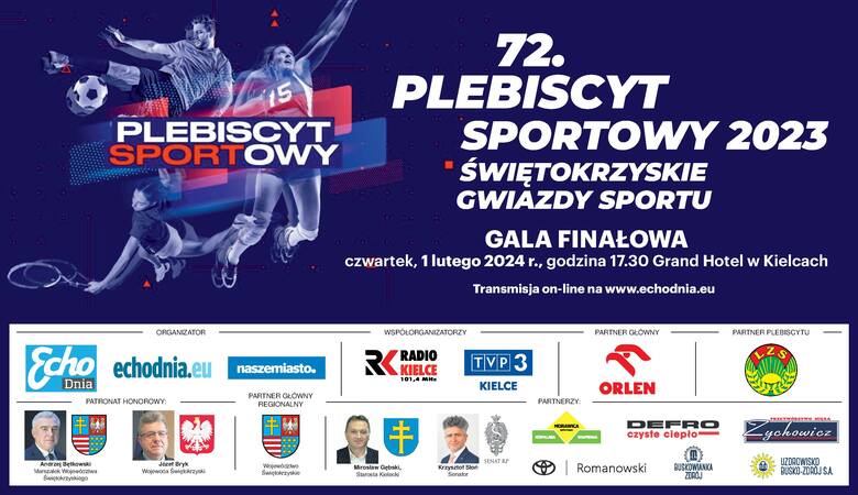 72. Plebiscyt Sportowy - Świętokrzyskie Gwiazdy Sportu. Nominowanym jest Jarosław Olech z Wikinga Starachowice. To mistrz świata w trójboju