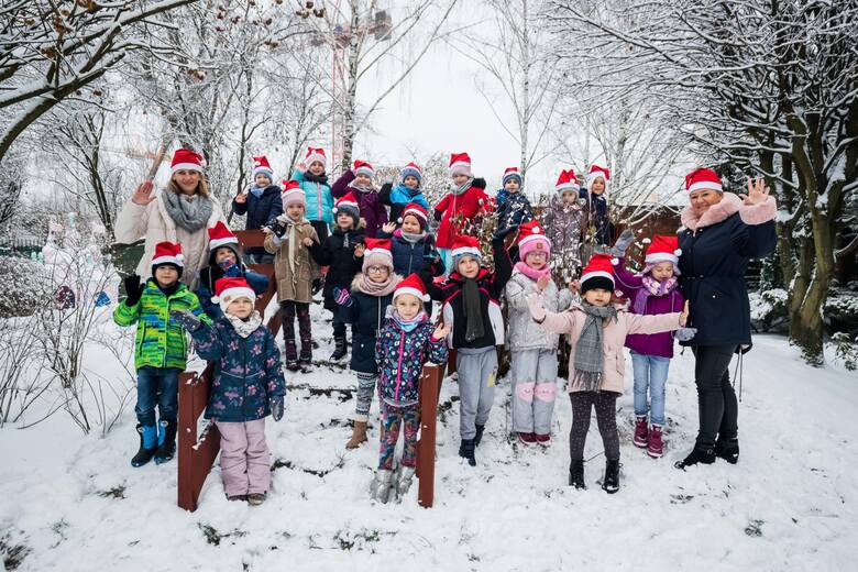 Na pytania o święta Bożego Narodzenia odpowiadały między innymi dzieci z grupy Elfów w Przedszkolu Sióstr Elżbietanek w Bydgoszczy
