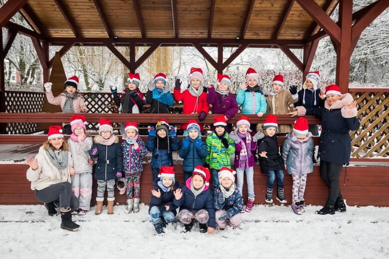 Na pytania o święta Bożego Narodzenia odpowiadały między innymi dzieci z grupy Elfów w Przedszkolu Sióstr Elżbietanek w Bydgoszczy